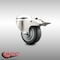 Service Caster 3 Inch 316SS Thermoplastic Rubber Swivel Bolt Hole Caster with Total Lock Brake SCC-SS316BHTTL20S314-TPRB - alternate 3
